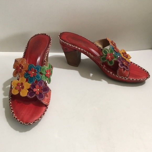 L’ARTISTE Spring Step ‘Palmetto’ leather sandals - Picture 2 of 16